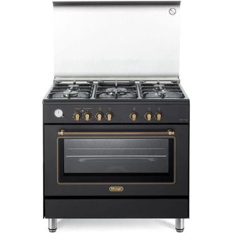 DeLonghi DeLonghi Cucina a Gas con Forno Elettrico Multifunzione 90x60 cm Antracite