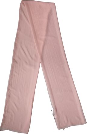 Dolce & Gabbana Light Pink Silk Neck Wrap Shawl Stole 272cm x 120cm Womens Scarf