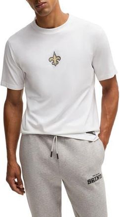 BOSS x NFL Stretch Cotton Graphic T-Shirt in New Orleans Saints - White at Nordstrom Rack, Size Xxx-Large