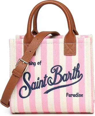 MC2 Saint Barth Leather Vanity Bag With Logo