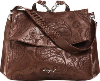 Desigual Mujer, Bolsos, Marr&oacute;n, Talla: ONE Size