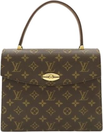 Louis Vuitton Pre-owned Monogram Malesherbes Handtas - Dames - Vintage Handtas - Bruin - ONE Size - Vintage