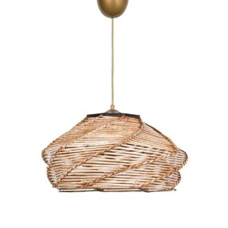 Concept Usine L&aacute;mpara colgante con efecto mimbre