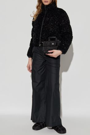 Moncler Quilted Down Jacket Louvi, Womens, Black