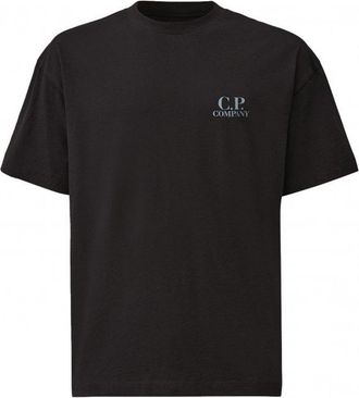 C.P. Company 30/1 BRANDED T SHIRT Size: XXXL, colour: NAVY