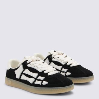 Amiri Suede & Leather Colorblock Sneaker - Black