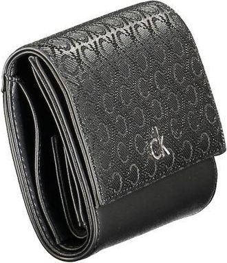 Calvin Klein Womens Wallet Ck Logo - Black - One Size
