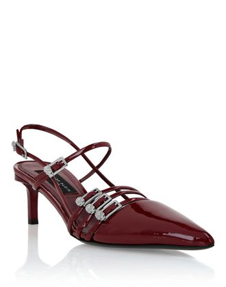 Philipp Plein Multi-Strap Mid-Heel Slingbacks 5