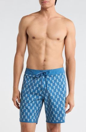 Rvca Mens Eastern Board Shorts in Teal at Nordstrom Rack, Size 31
