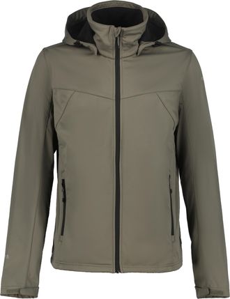 Icepeak Softshelljacke ICEPEAK BIGGS, Herren, Gr. 46, granite, Obermaterial: 100% Polyester, Jacken Softshelljacke