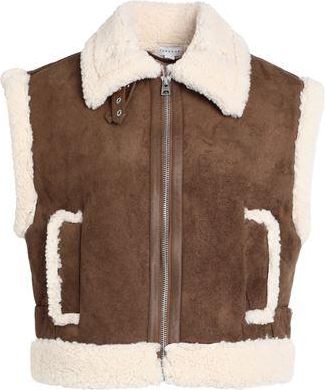 Topshop ROPA DE ABRIGO - Borreguito y pelo ecológico en YOOX.COM