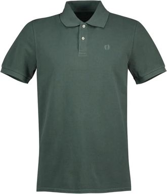 Ecoalf Groen Poloshirt met Korte Mouwen - Heren - Polos - Groen - M - Tops