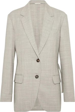 Brunello Cucinelli Blazer in lana - Grigio