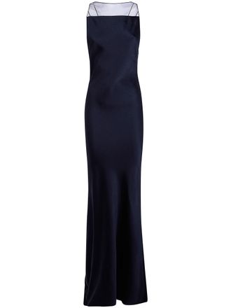 Maison Margiela Dress Satin Maxi Costruzione