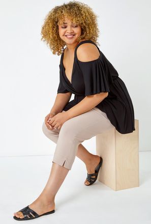 Roman Cropped Stretch Trouser