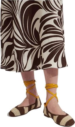 La DoubleJ Raffia Twist Ballerinas - Dames - Ballerinas - Veelkleurig - 37 EU - Schoenen