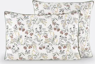 La Redoute Interieurs Kussensloop in perkalkatoen, Rosalina