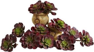 Nearly Natural 6-in Echeveria Succulent in Burgundy at Nordstrom
