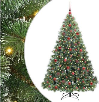 vidaXL &Aacute;rbol De Navidad Artificial Con 300 Led Verde 180 Cm Pe Y Pvc Vidaxl