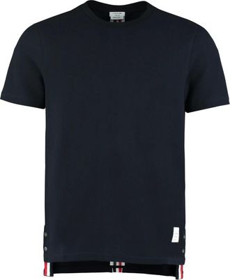 Thom Browne Hombre, Camisetas, Azul, Talla: L