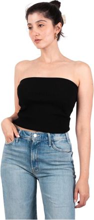 Drykorn Eywi Strick Corsage - Dames - Tops zonder mouwen - Zwart - S - Tops