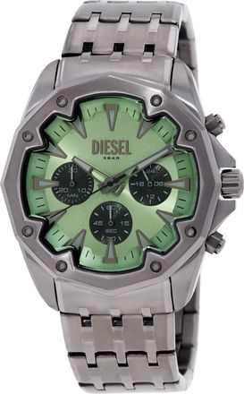 Diesel Stinger Chronograph Quartz Green Dial Mens Watch DZ4711