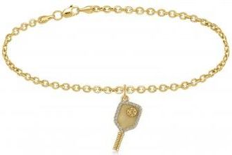 Allurez Diamond Pickle Paddle Bracelet 14K Yellow Gold (0.24ct)