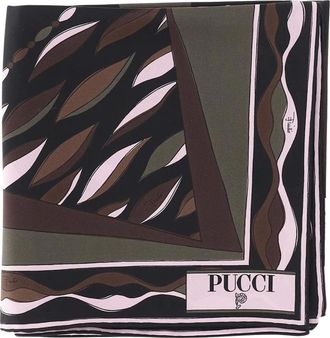 Pucci Foulard in Seta con Maxi Stampa - - Accessories - Donna - Multicolore - ONE SIZE