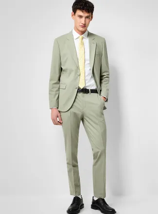 HUGO BOSS Mens Arti pistachio suit Extra slim fit