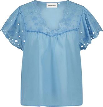 Fab By Fabienne Chapot Fabienne Chapot, Overhemden, Dames, Blauw, XL, Katoen, Kristin Top