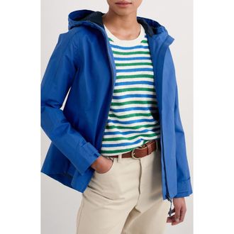Seasalt Cornwall Waterway Hooded Waterproof Jacket in Ink at Nordstrom Rack, Size 8 Us / 12 Uk