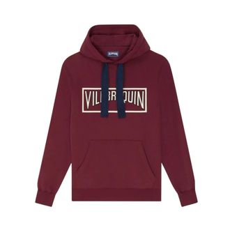 Vilebrequin Sudadera con capucha de algod&oacute;n de color liso para hombre - Sweatshirts & Hoodies - Hombre - Marr&oacute;n - 2XL