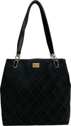 Chanel Leather Handbag Tote Bag (Pre-Owned)