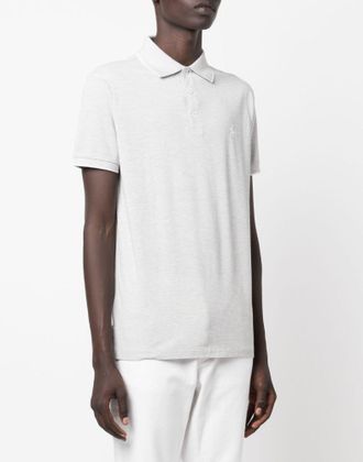 Polo Ralph Lauren Mens Classic Logo Polo Shirt Grey Clothing > & T-Shirts