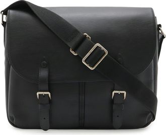 Louis Vuitton Black Noir Epi Leather Shoulder Bag (Pre-Owned)