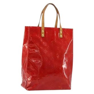 Louis Vuitton Pre-owned Tote Bags, female, Red, Size: ONE SIZE Pre-owned Vintage Patent Leather Hand Bag