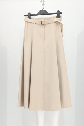 Dior Womens Skirt Beige Cotton