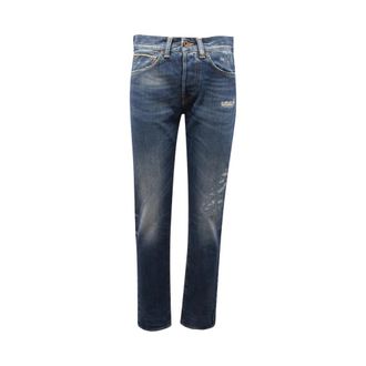 Edwin Slim Tape Broek - Heren - Slim Fit Jeans - Blauw - W30 - Jeans