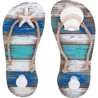 Beachcombers Flip Flop Hooks, Assortment Of 2 in Blue at Nordstrom