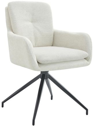 Clp Silla De Comedor De Tela Pickett Crema