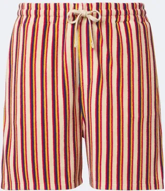 Valentino Shorts de rizo a rayas