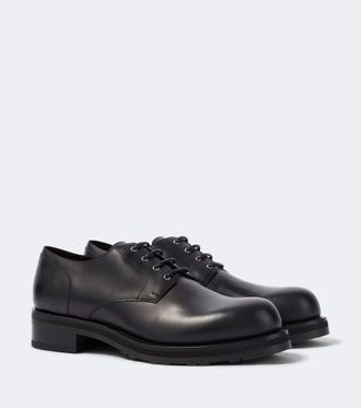 The Row Leather Derby shoes