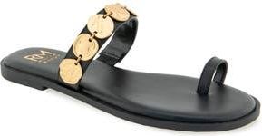 Rebecca Minkoff Claire Coin Toe Loop Sandal in Black at Nordstrom Rack, Size 9.5