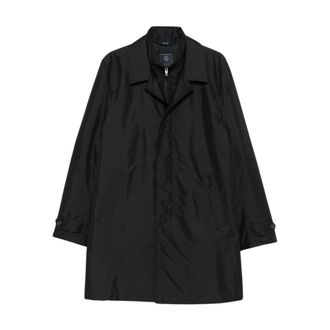 Fay Morning Db Front - Heren - Mantel - Zwart - 2XL - Polyester - Jassen