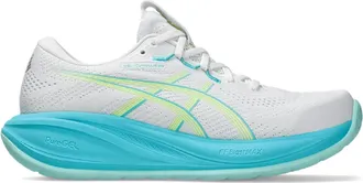Asics Womens GEL-Cumulus 28 Road-Running Shoes White 7.5