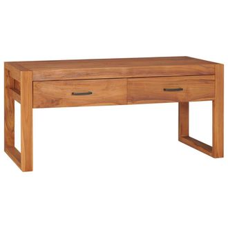 Berkfield Home TV Cabinet 100x40x45 cm Teak Wood in Brown | Size: 100 x 40 x 45 cm