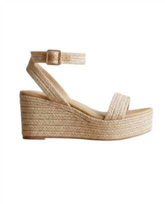 Bambooa Womens Beyond Natural Wedge In Beige