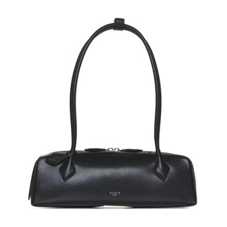 Alaia Shoulder Bags, female, Black, Size: ONE SIZE Le Teckel Medium Shoulder Bag
