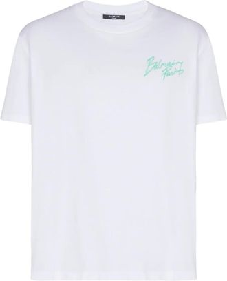 Balmain T-shirt con logo - Bianco