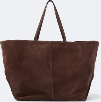 Jil Sander Borsa Linea Maxi in suede
